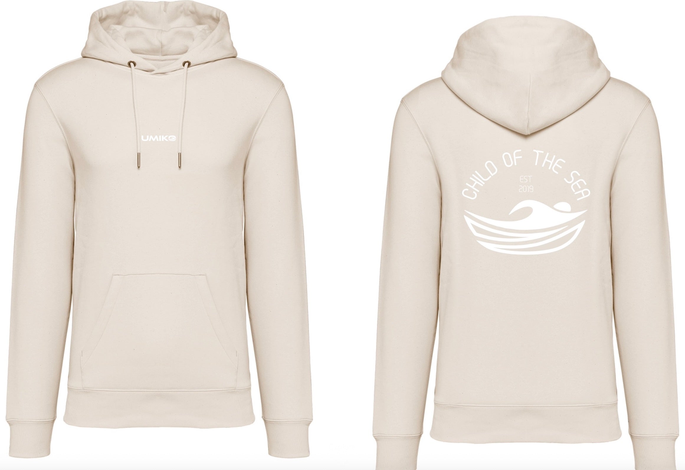 Unisex Heavyweight Hoodie - Raw Natural