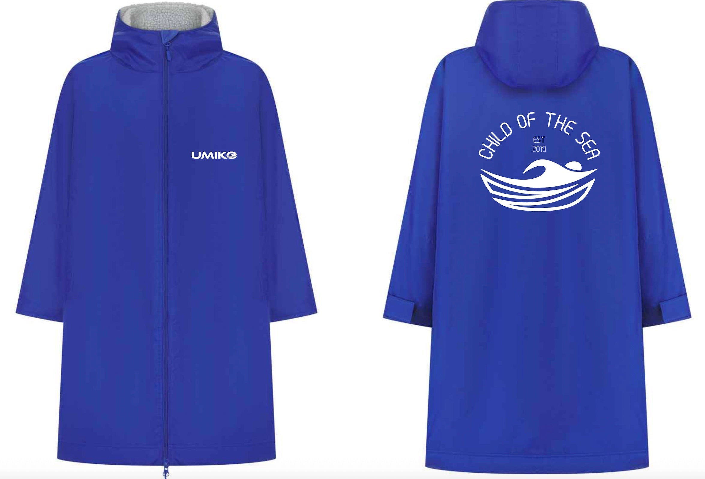 Umiko Adults/ Kids All Weather Robe - Royal