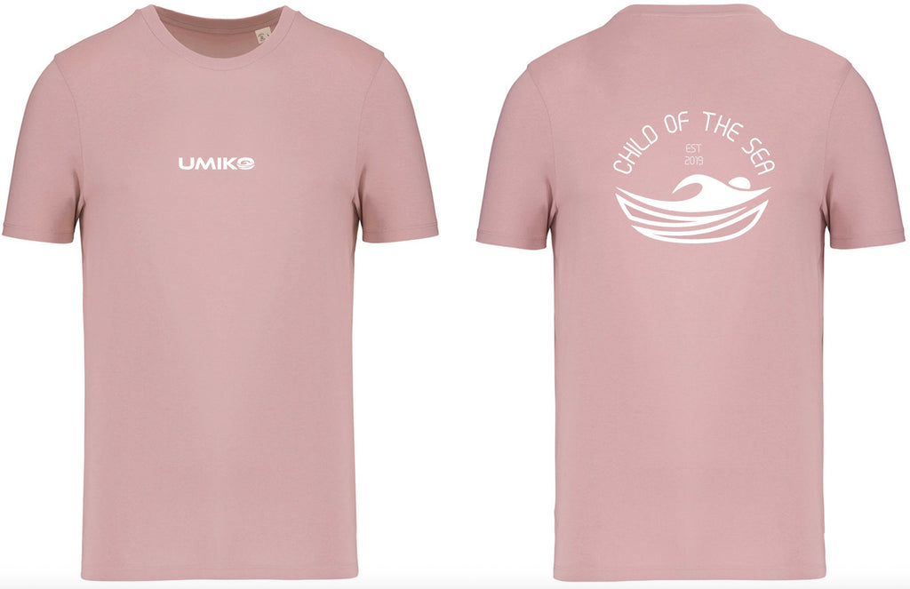 Organic Cotton T'shirt - Pearl Rose