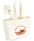 Umiko Canvas Tote / Beach bag- Natural / Rusty