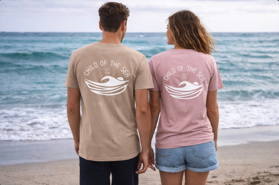 Organic Cotton T'shirt - Wet Sand